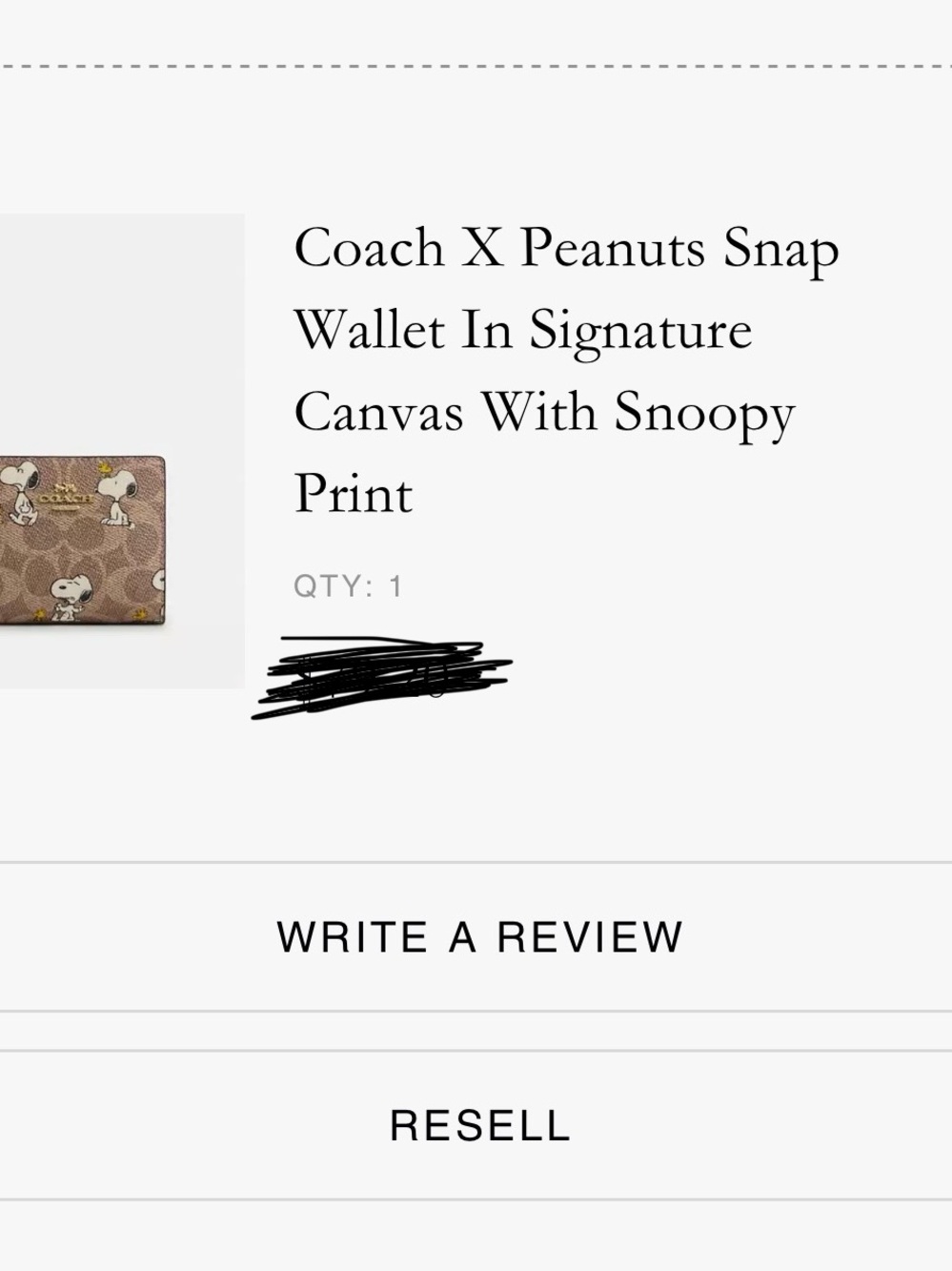 Coach X Peanuts Snap Wallet - Picture 7 of 7